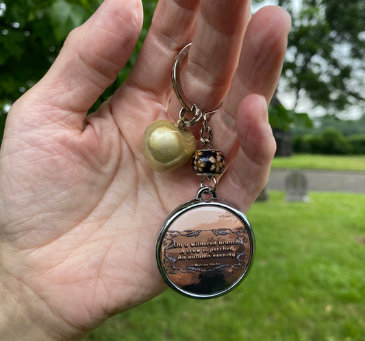 Crow On A Withered Branch (Keychain)