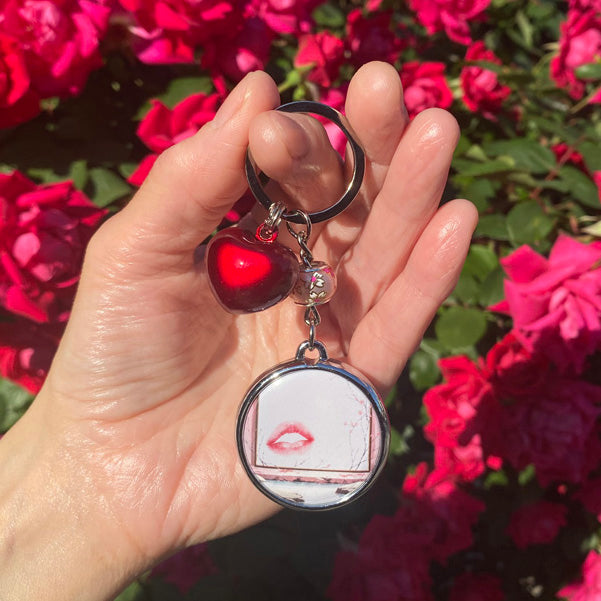 Rouged Lips - (keychain)